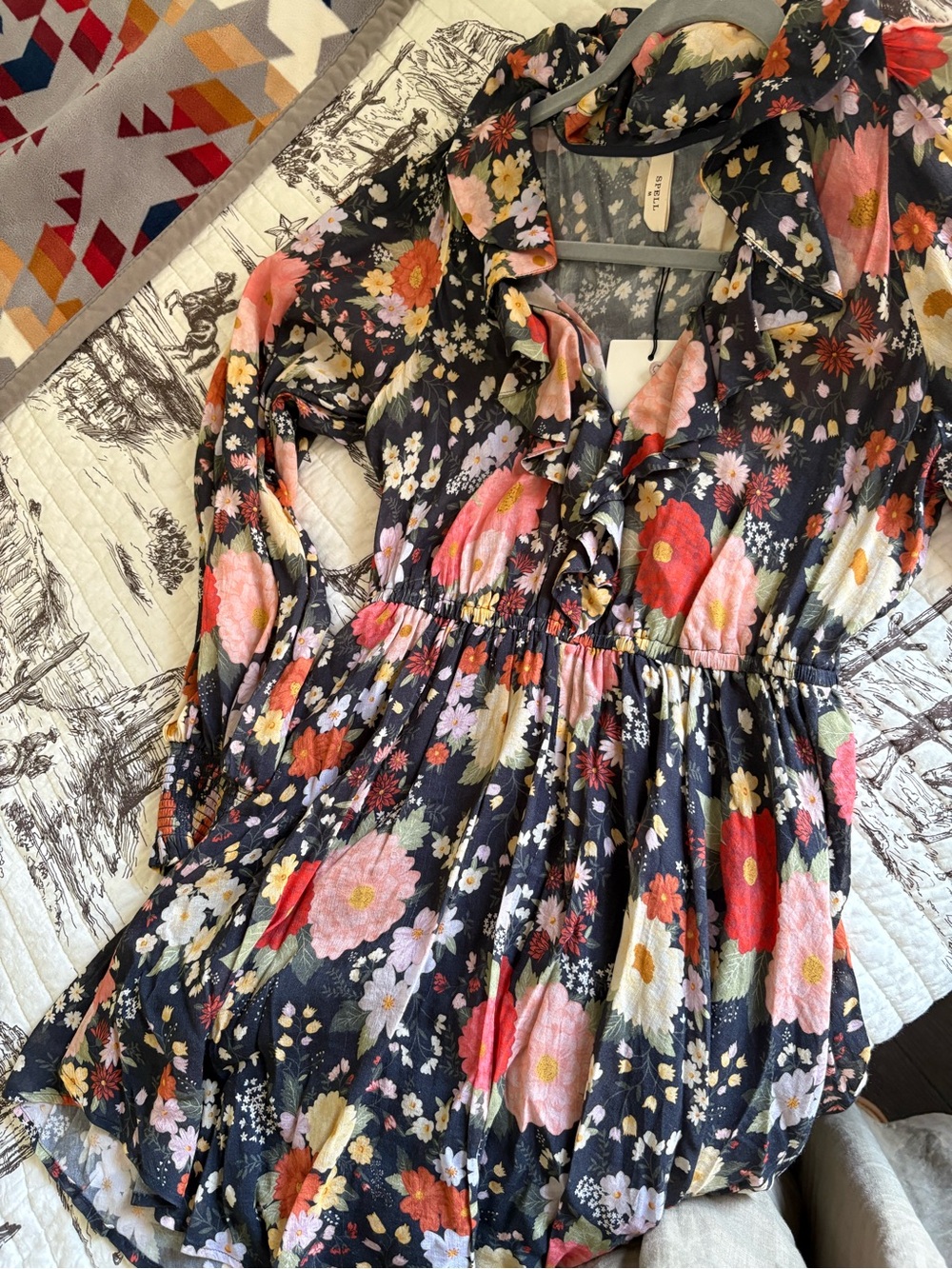 Spell & the Gypsy Sangria Play Dress Medium NEW! - Picture 9 of 10